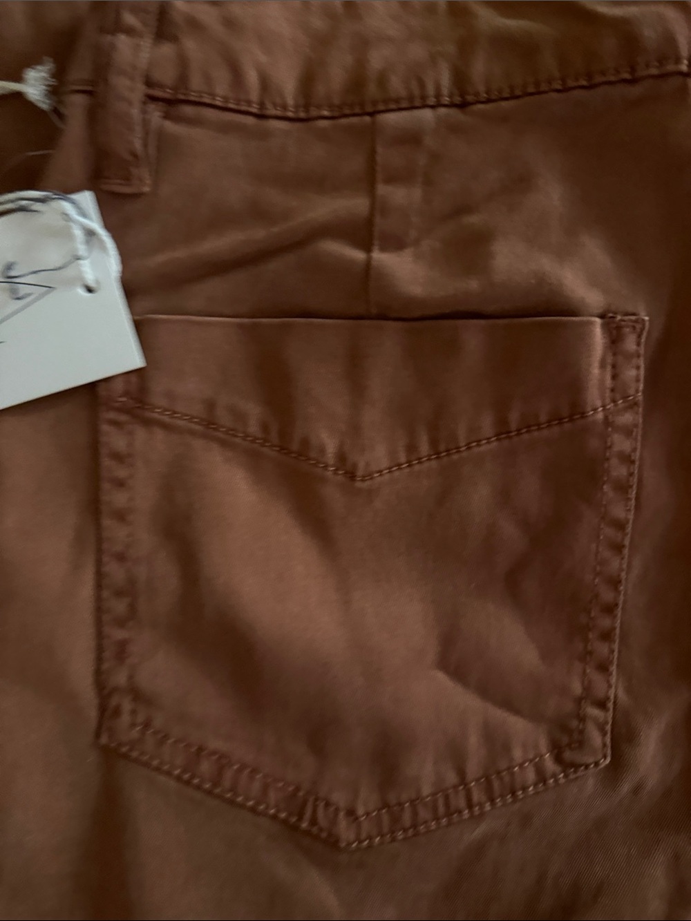 Joie Wide-Leg Tencel Pants - Brown - Picture 4 of 7